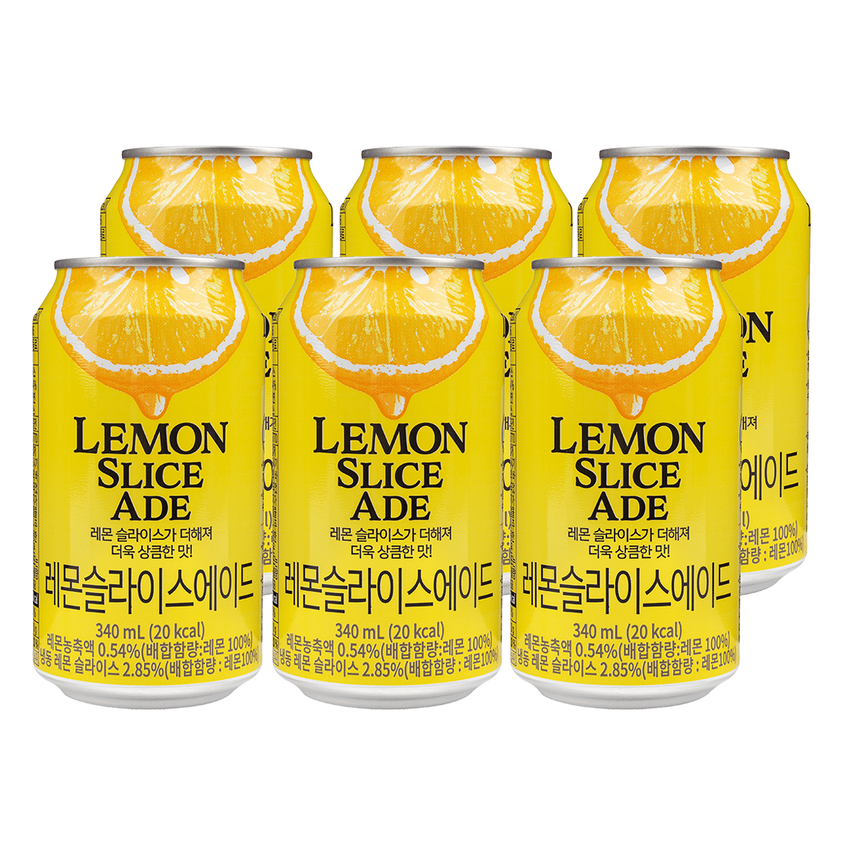 Real Lemon Slice Ade 340 ml*6 cans