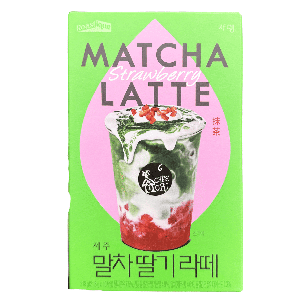 Jardin Roastique Cafe Mori Strawberry Matcha Latte 10pks 218 g
