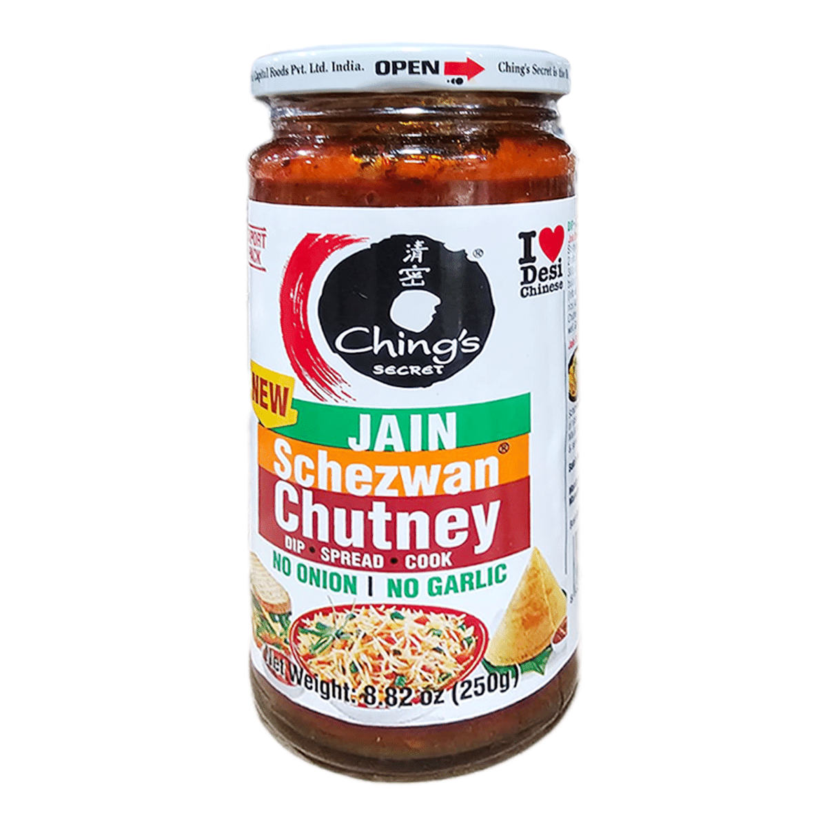 Chings Jain Schezwan Chutney 250 g