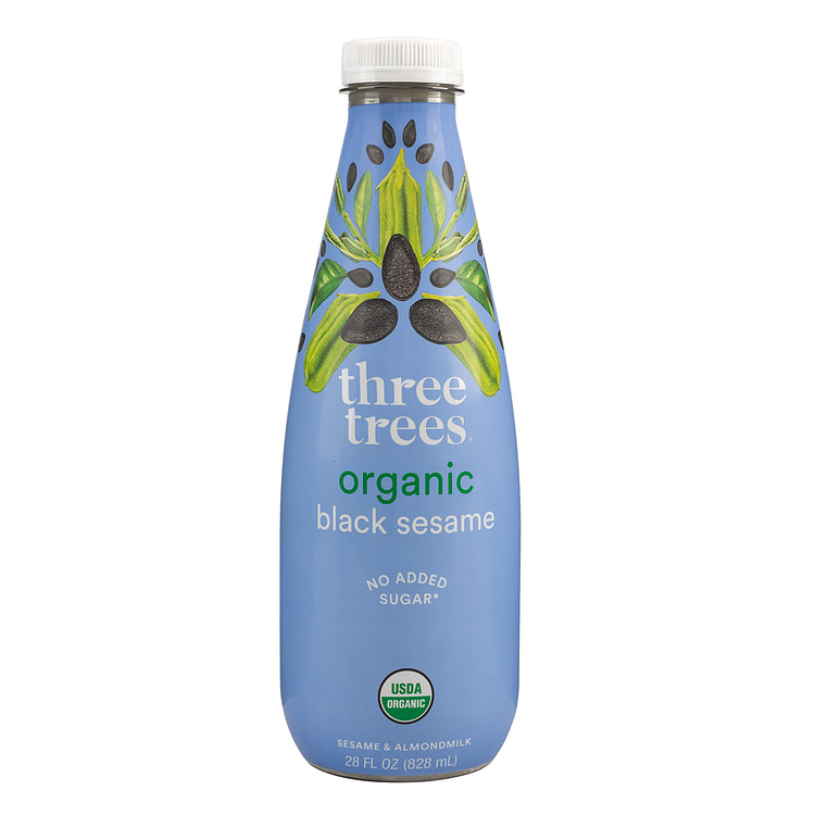 Leche de Almendra con Sésamo Negro Orgánico Three Trees