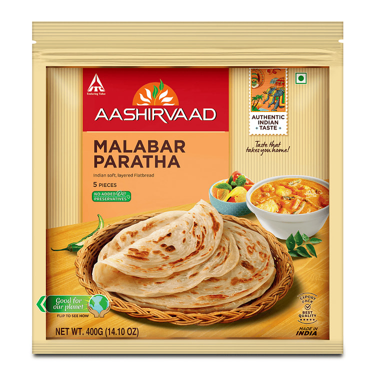 Aashirvaad Malabar Paratha (5 pieces) 400 g