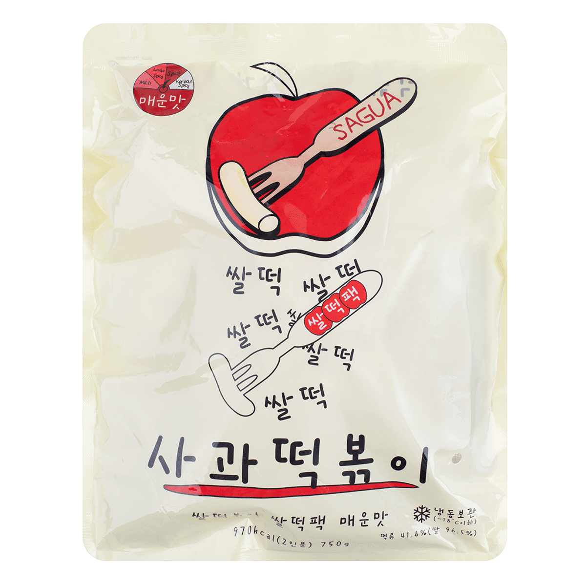 Unexpected Meal Tteokbokki Spicy Rice Cake Pack 750 g