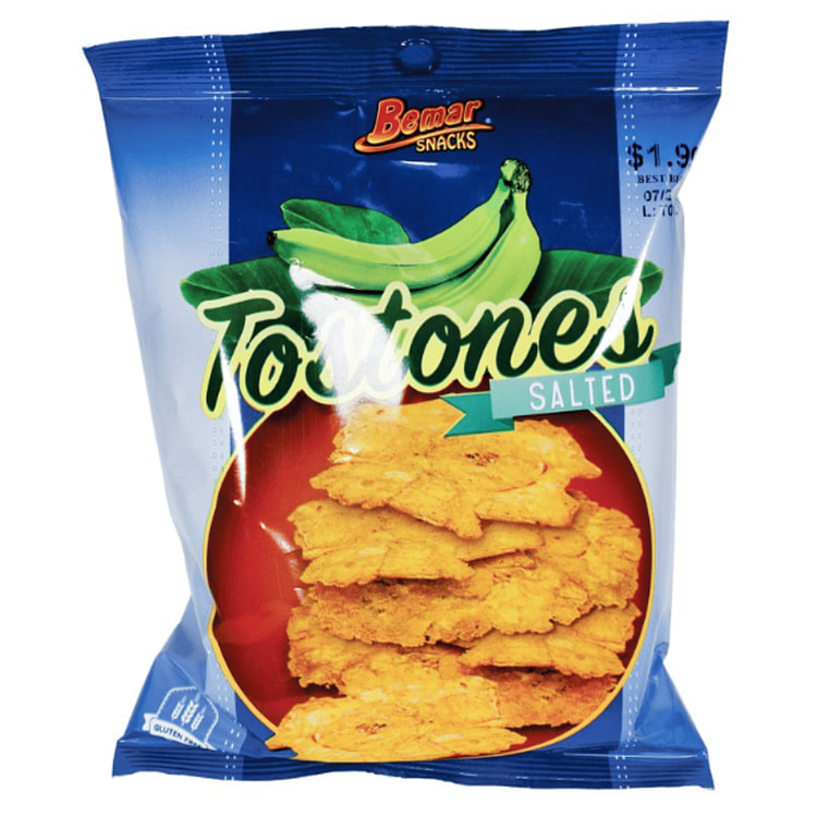 Bemar Snacks Salted Plantain Chips 4 oz