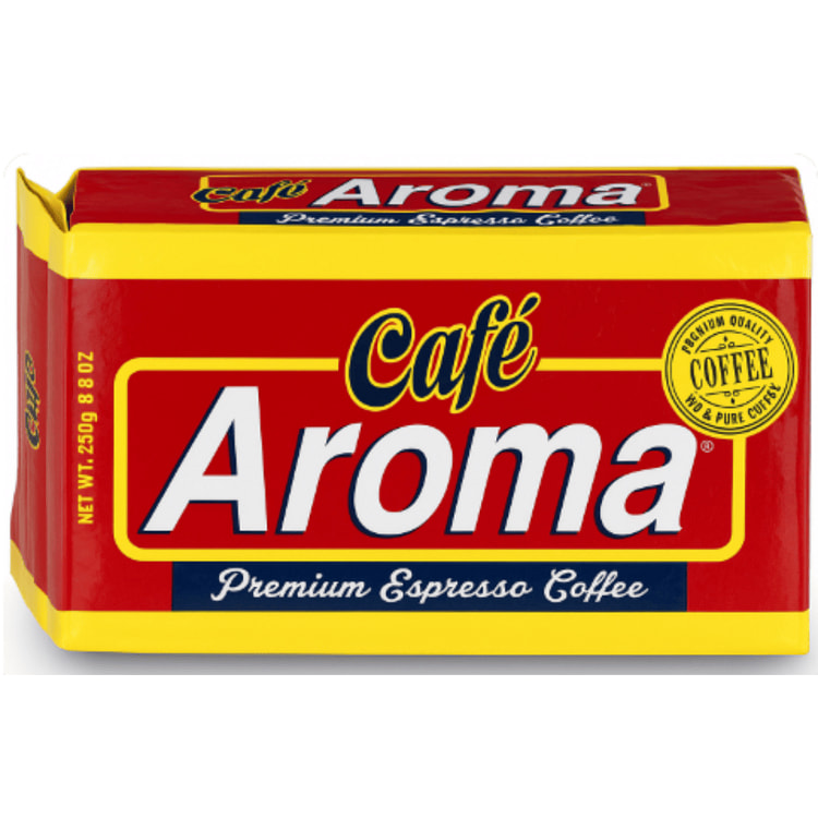 Café Aroma Espresso Ground Coffee 8.8 oz