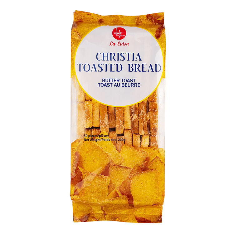 Pan Tostado La Luisa (Biscocho Filipino) 50 piezas 200 gramo(s)
