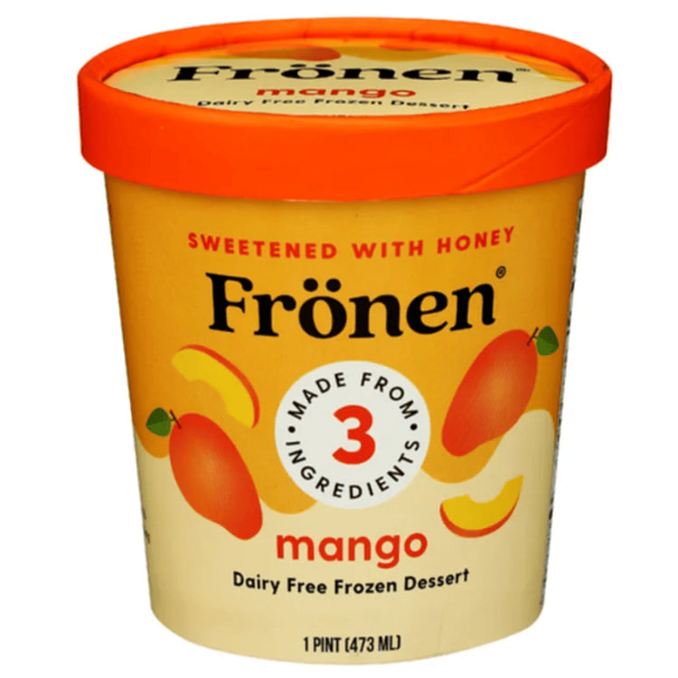 Fronen Mango Dairy Free Desert, Frozen 16 oz