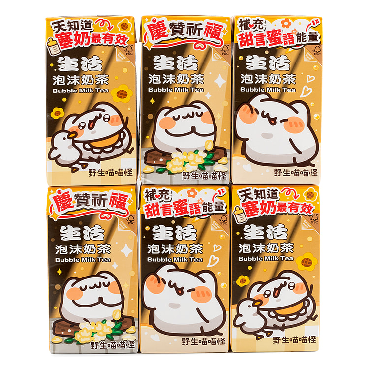 生活 泡沫奶茶 300 毫升*6 盒