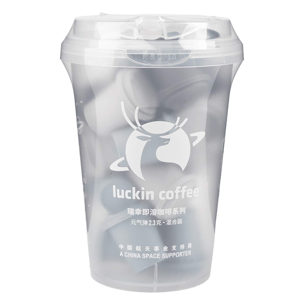 LUCKIN Instant Coffee (3 Flavor Mix) 0.08 oz*18 pack