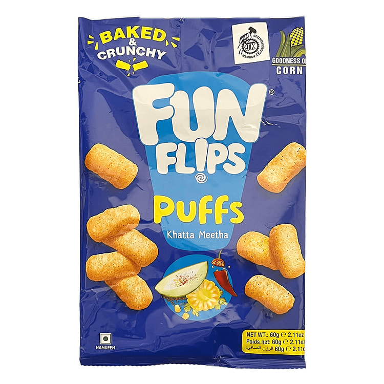 Fun Flips Khatta Meetha 60gms 60 g
