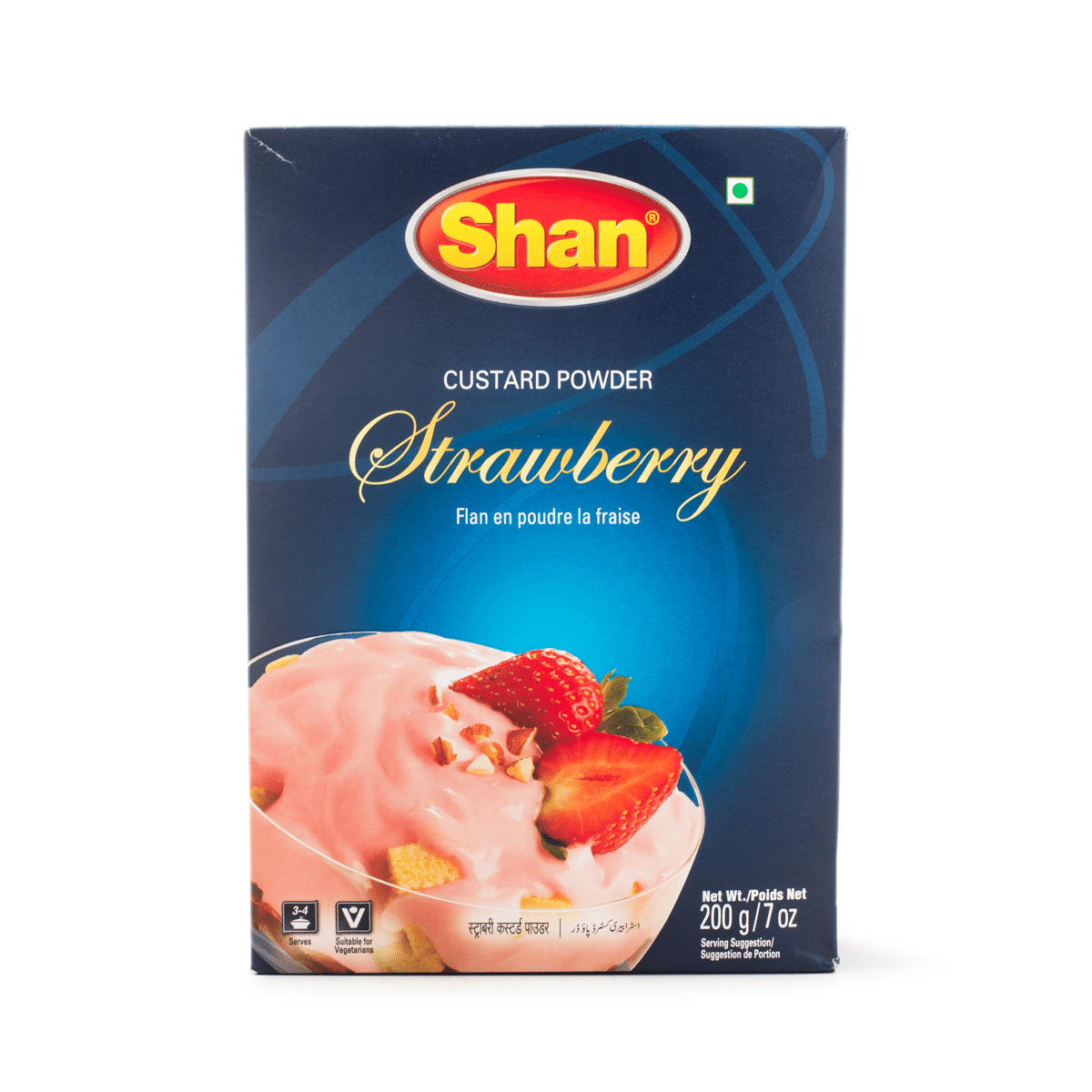 Shan Custard Powder, Strawberry Flavor 7 oz