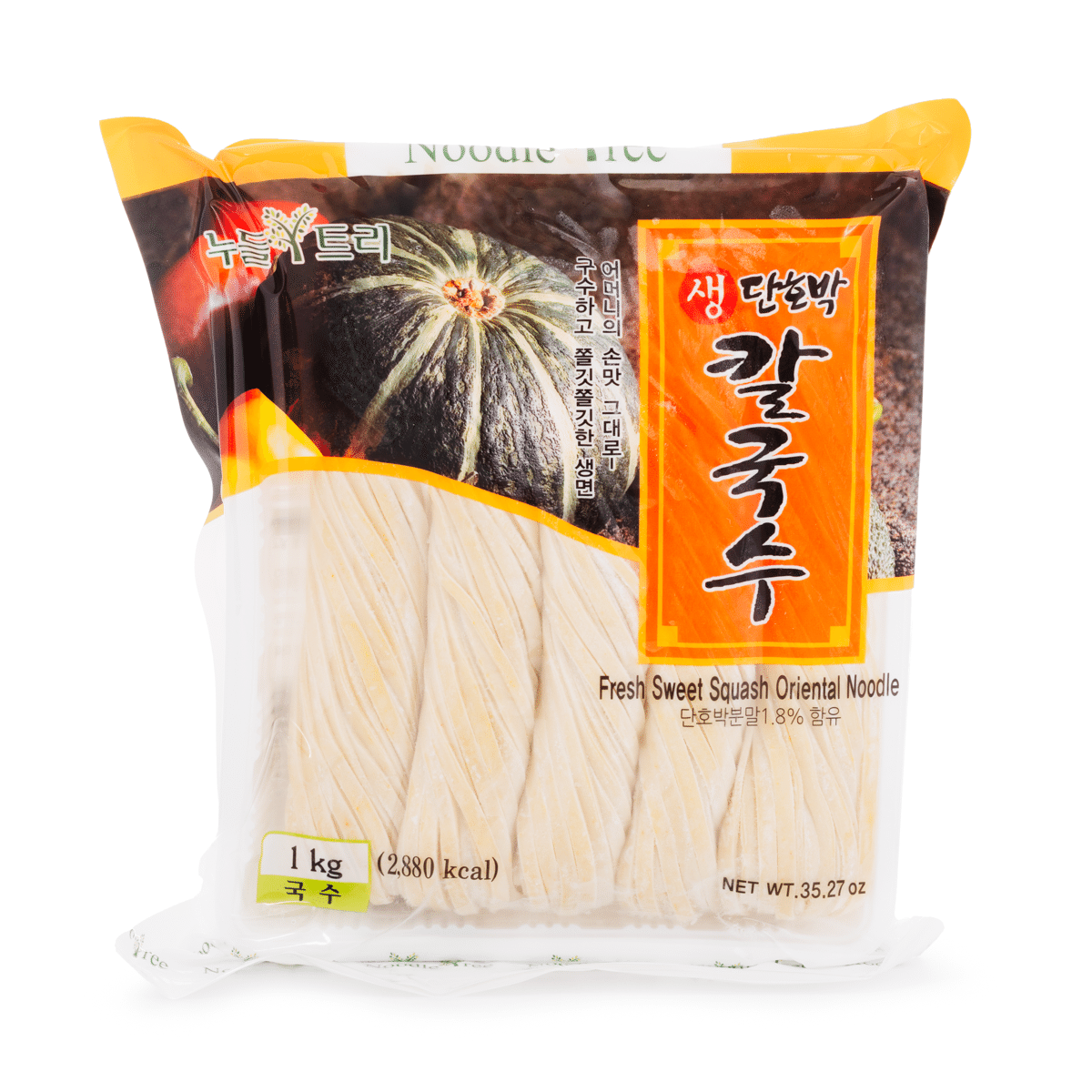 NOODLE TREE Fresh Sweet Squash Kal Guksu (Knife Cut) Noodles 2.2 lb