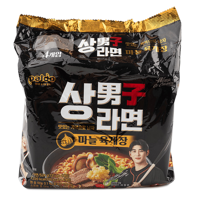 Paldo Sangnamja Garlic Yukgaejang Ramen (Spicy Beef & Garlic Flavor) 131 g*