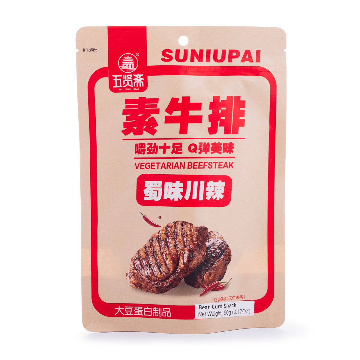 五贤斋 素牛排 蜀味川辣 90 克