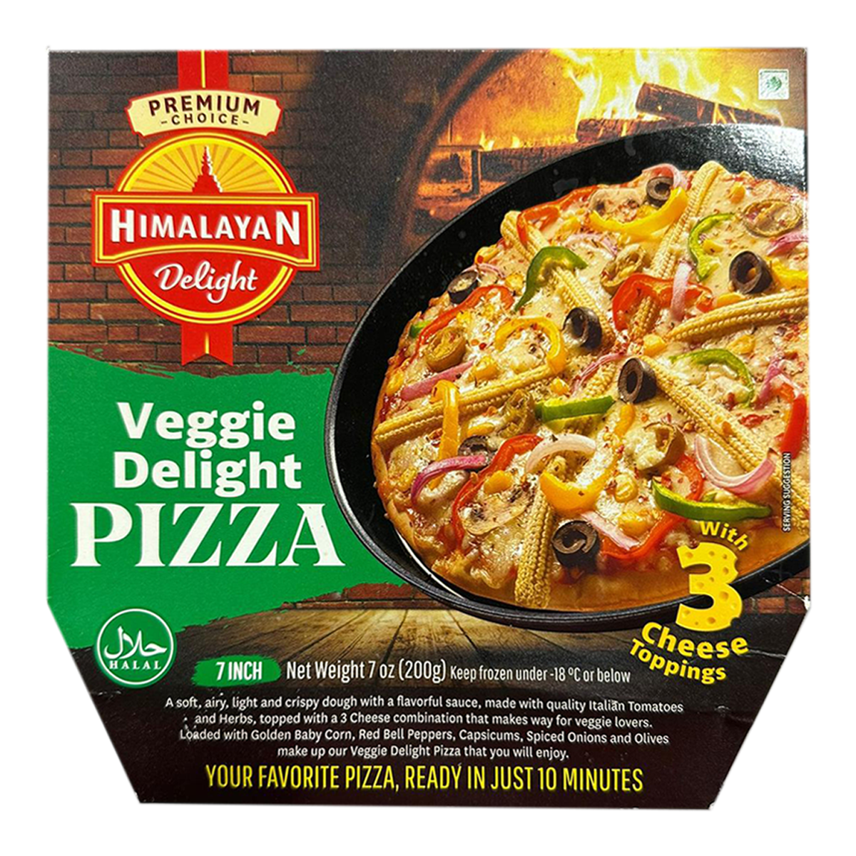 Pizza Vegetariana Delight Himalyan Delight 200 g