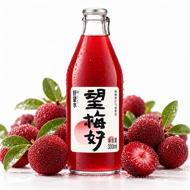 好望水 望梅好 杨梅气泡果汁 300 毫升 (min 3)
