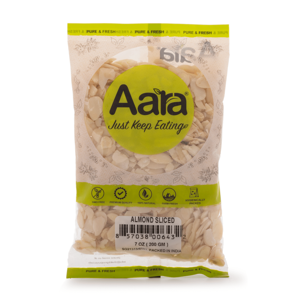 Amêndoas Fatiadas Aara 200 g