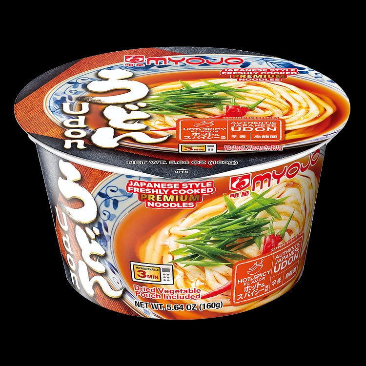 明星 碗装乌冬面 香辣味 5.6 盎司