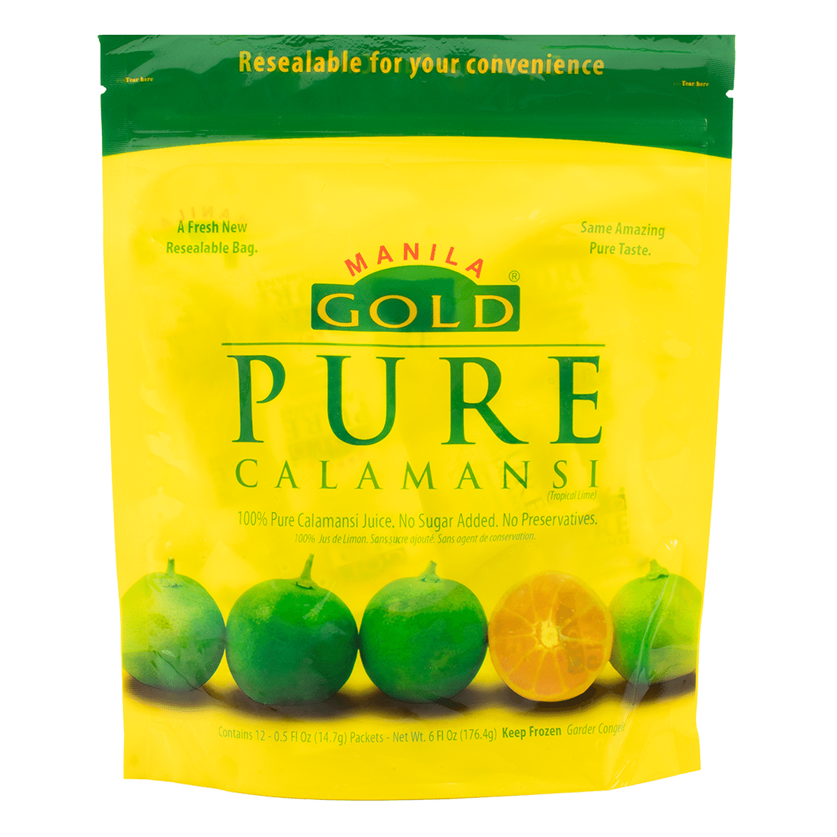 Manila Gold Pure Calamansi Frozen 6 fl.oz