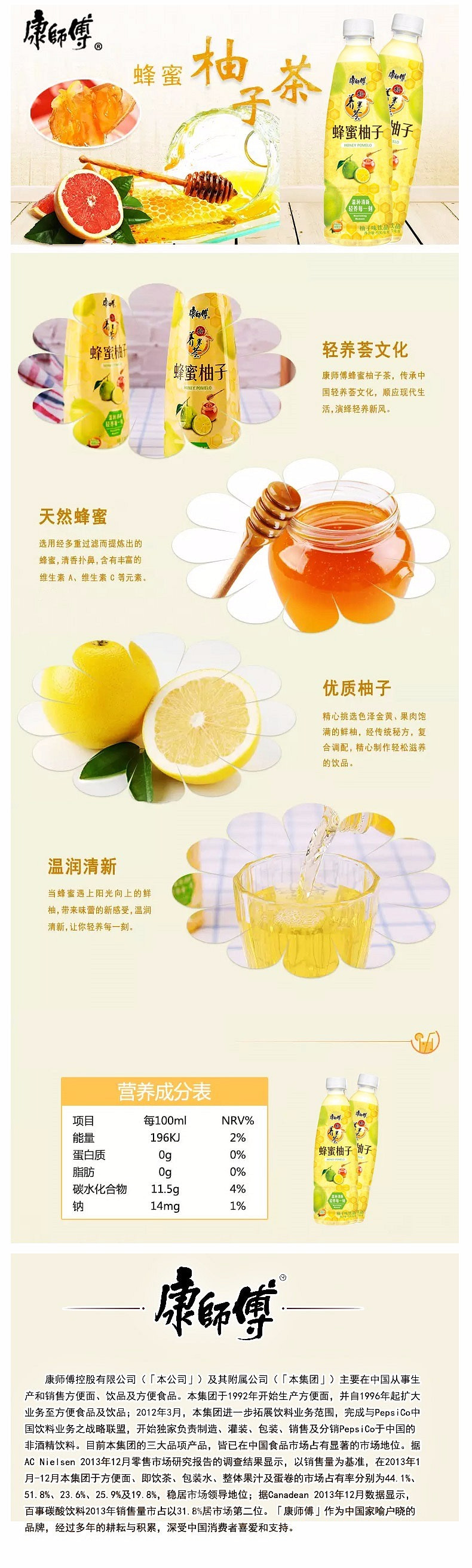 Master Kong Honey Grapefruit Drink Weee!