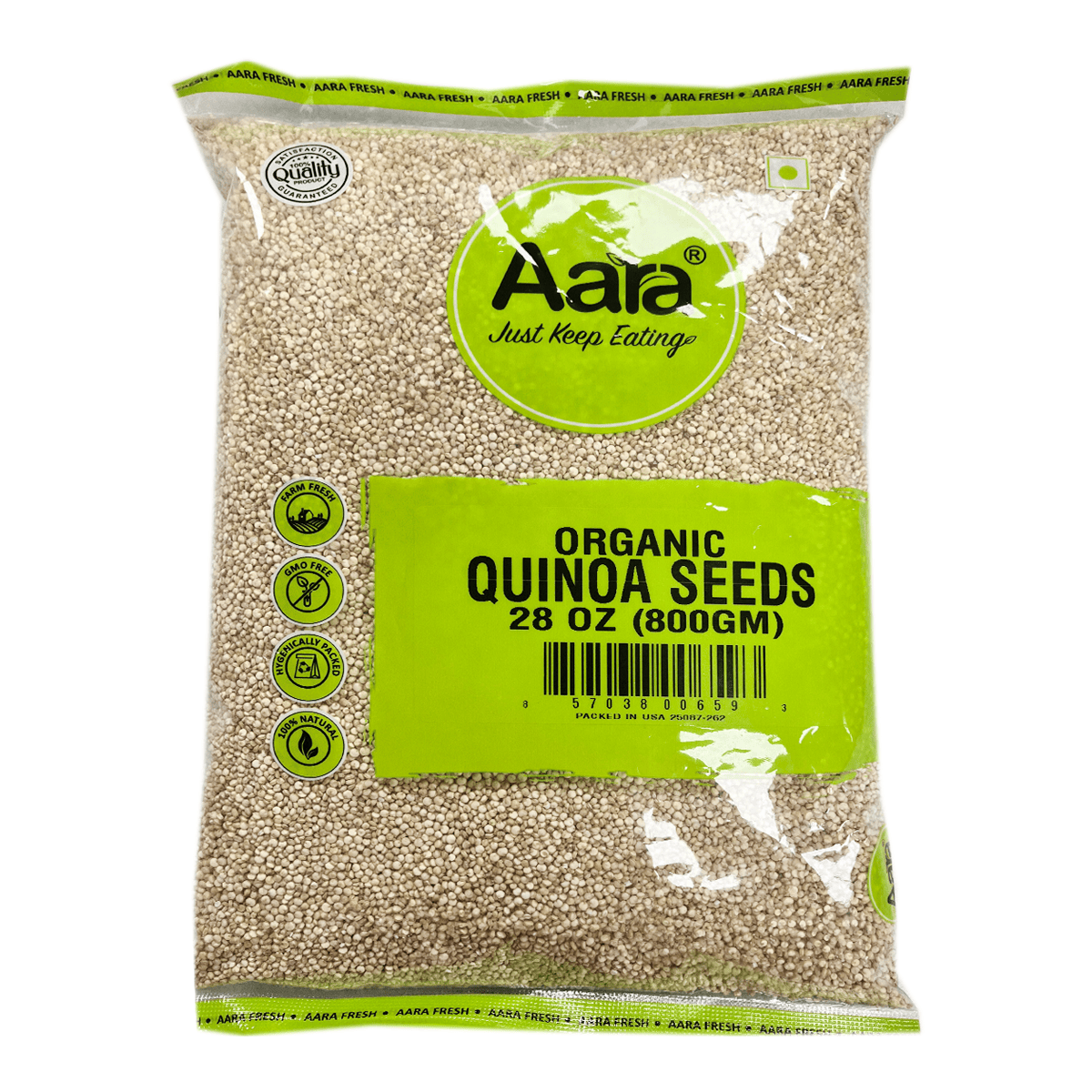 Aara Organic White Quinoa 28 oz