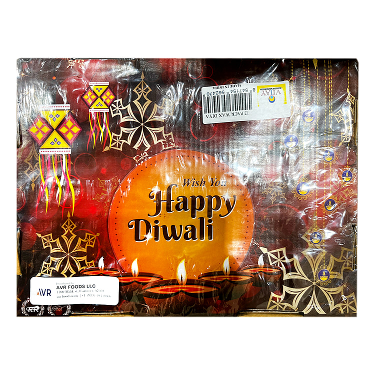 12 Pack Diya With Wax 2 lb