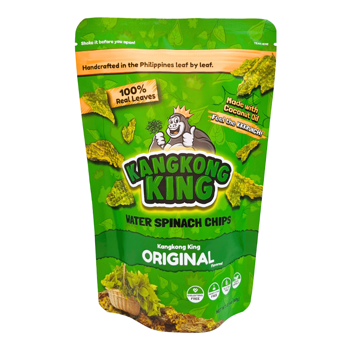 Kangkong King 香脆空心菜薯片 原味 60 克