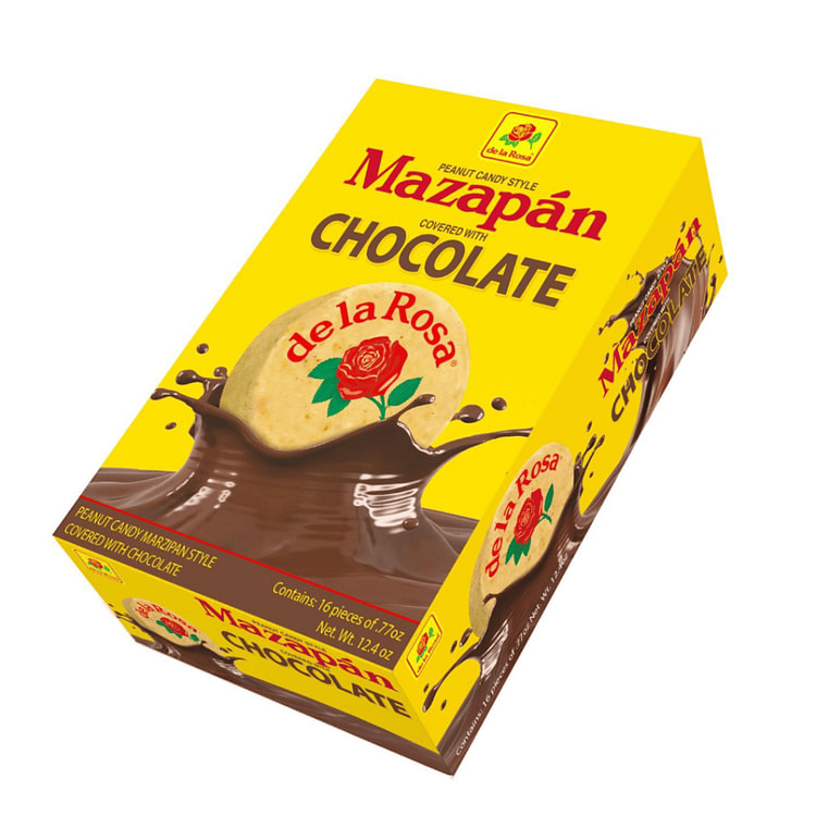 Dulce de cacahuate estilo mazapán, cubierto de chocolate 400 gramo(s)