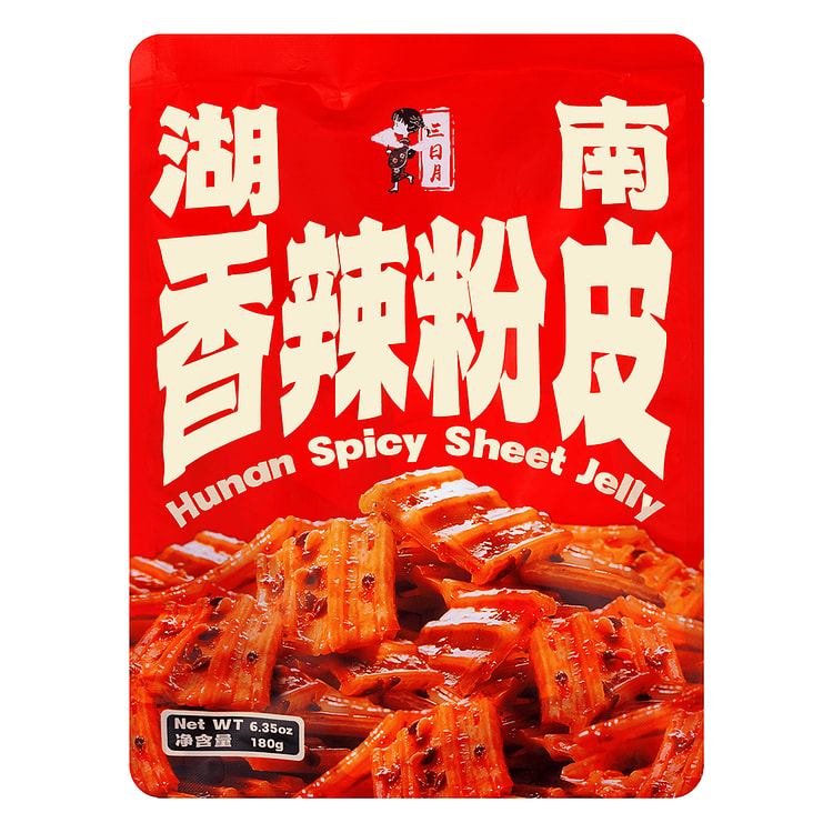 三日月 湖南香辣粉皮 休闲零食 180 克