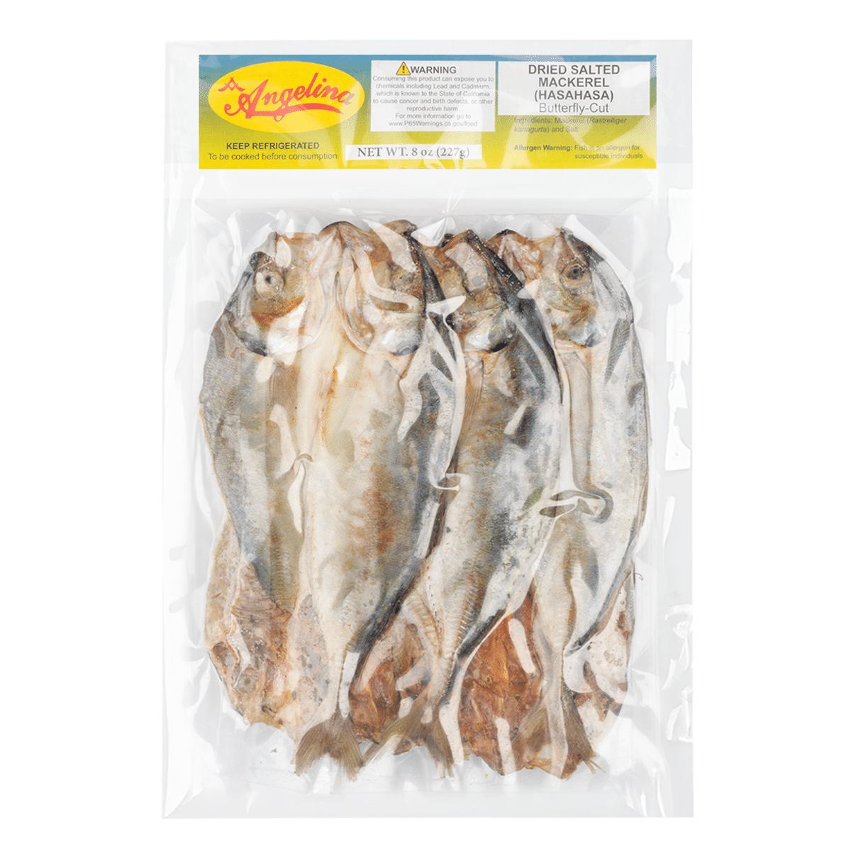 Angelina Dried Mackerel (Hasa-Hasa) 8 oz