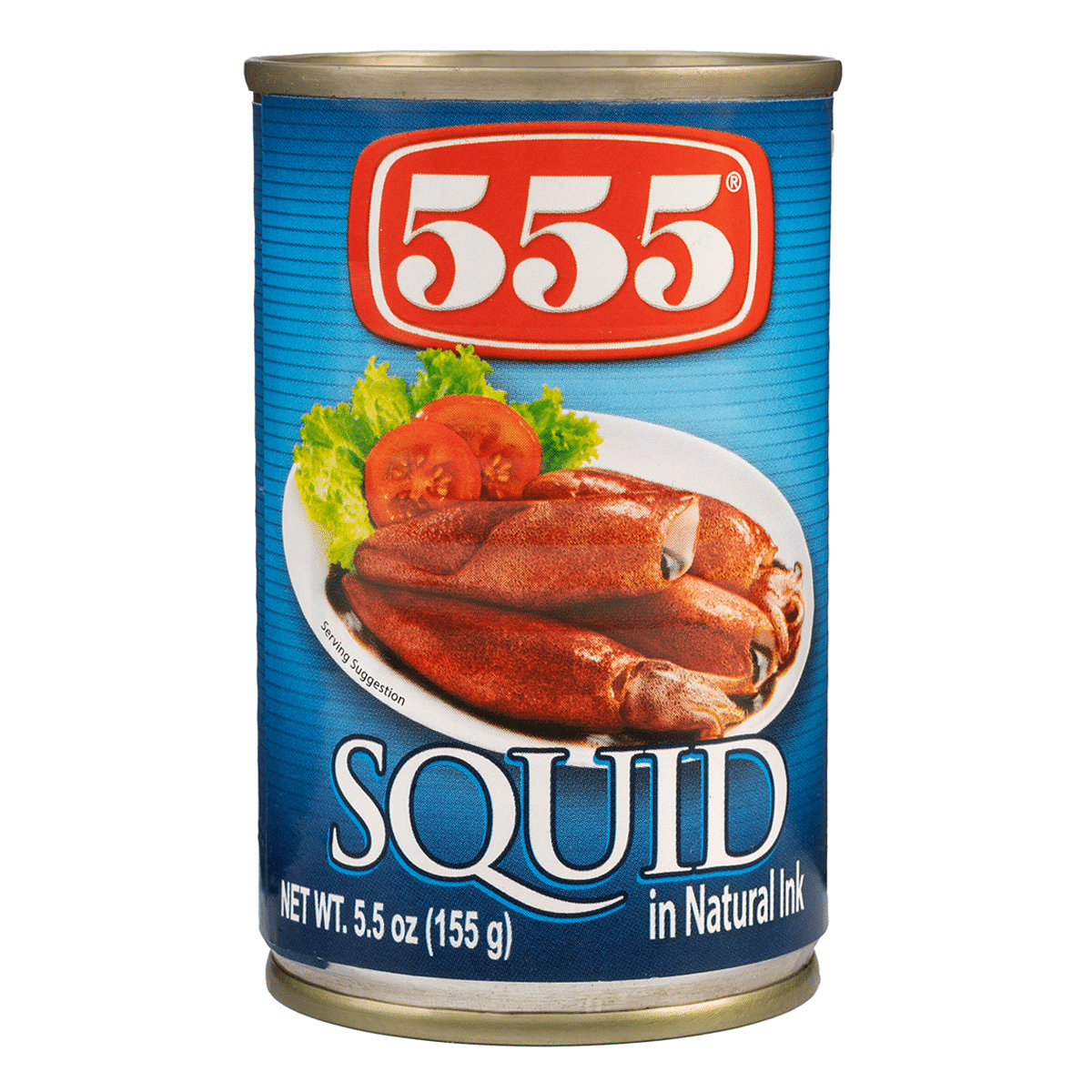 555 Squid in Natural Ink 155 g
