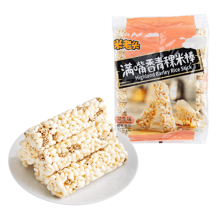 米老头 青稞米棒 花生味 400 克