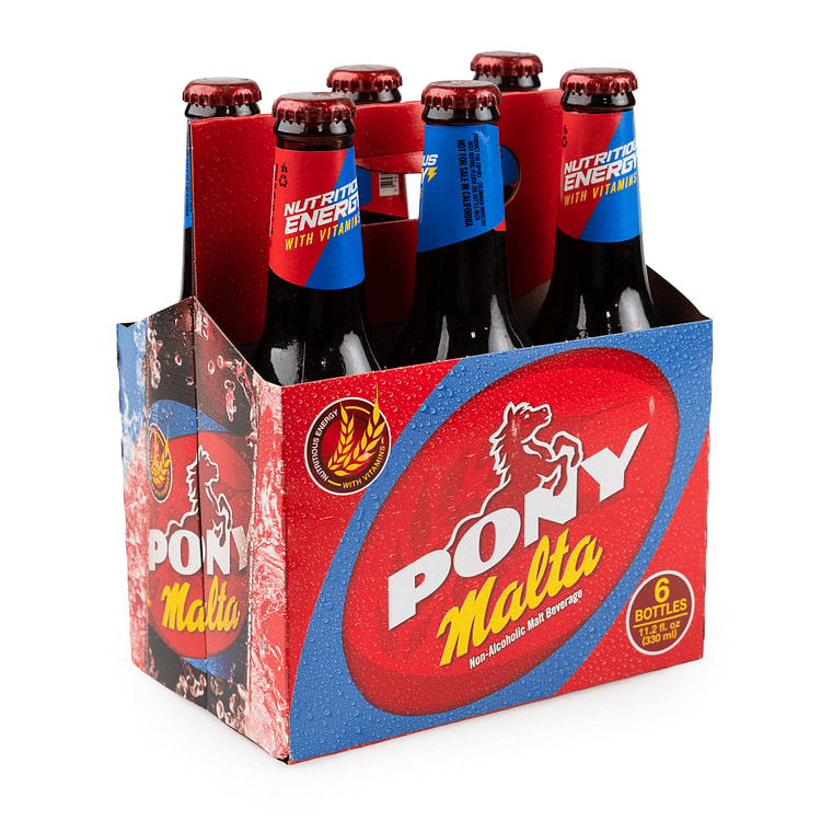 Pony Malta Botella Cristal 330 mililitro(s)*6 botellas