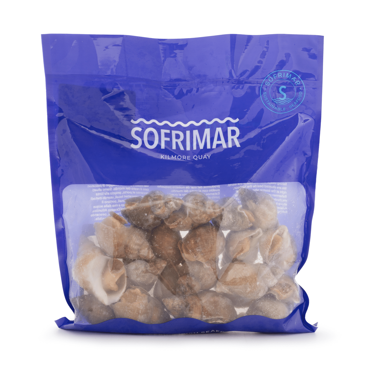 Sofrimar Caramujo do Mar Inteiro Cozido da Irlanda, Congelado 2 lb