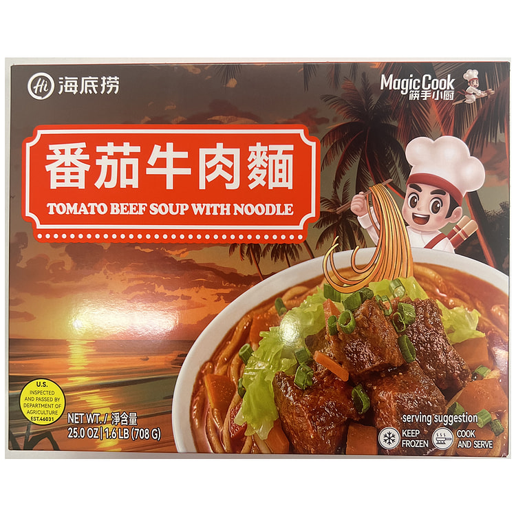 海底捞 番茄牛肉面 708 克