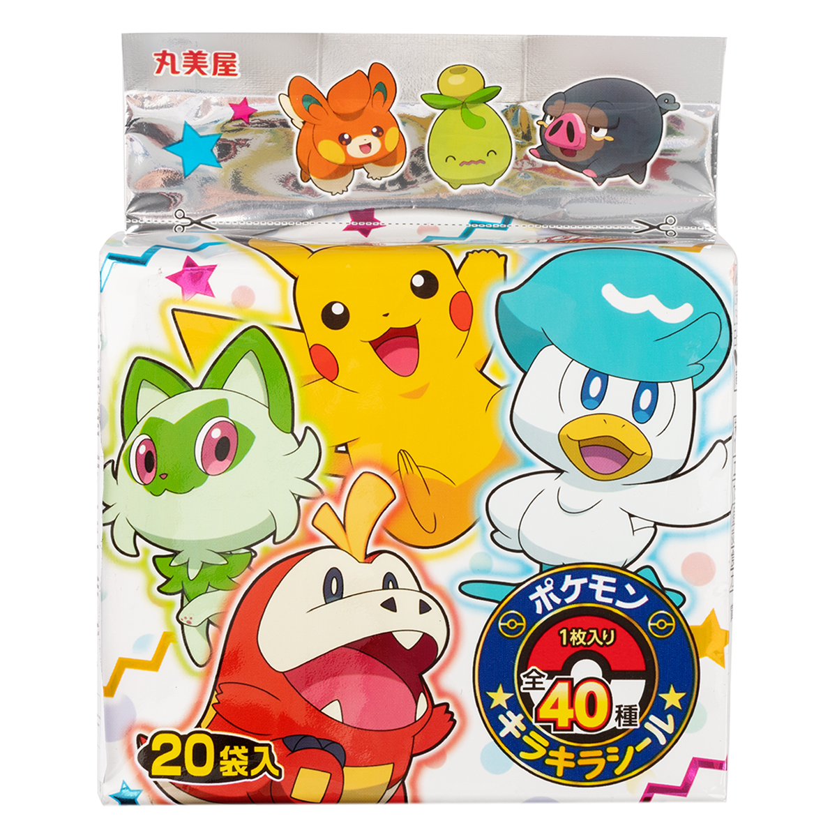丸美屋 ポケモンふりかけ 20袋入り キラキラシール入り 50
