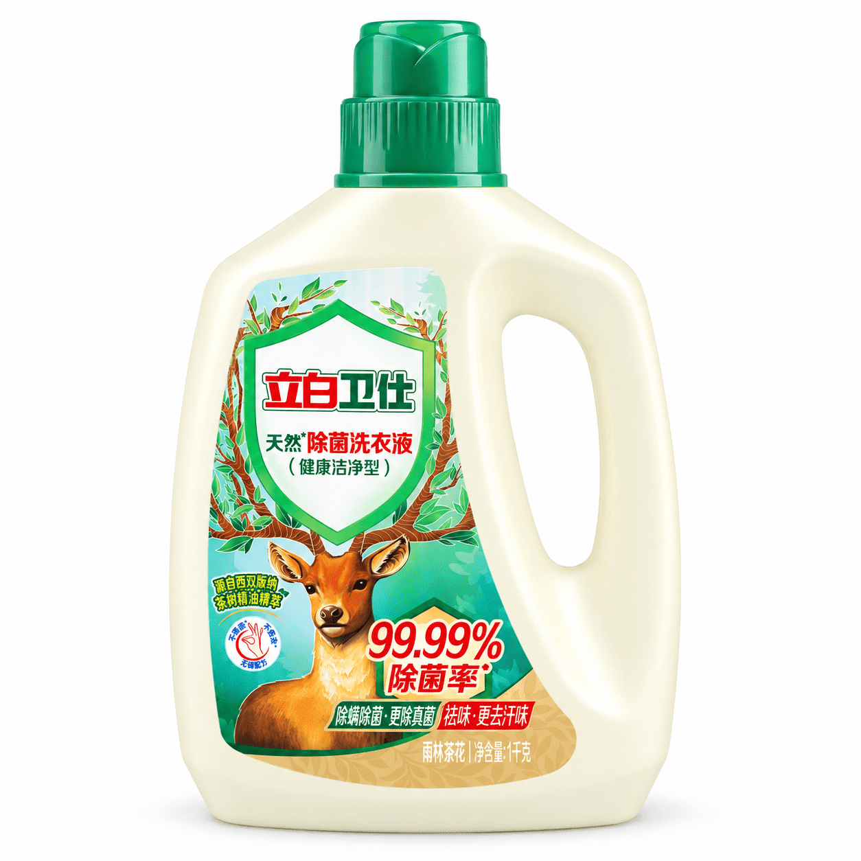 Liby Guard Natural Antibacterial Laundry Detergent (0.97L) 1 bottle