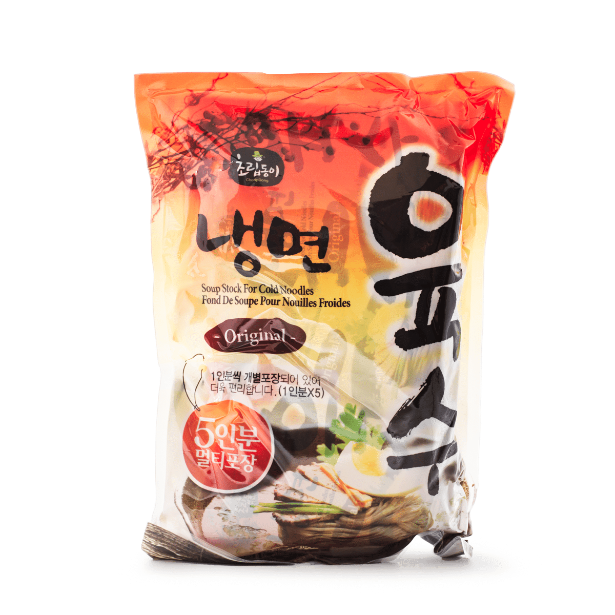 Choripdong Cold Noodle Broth, Beef Flavor 5pks 1750 g