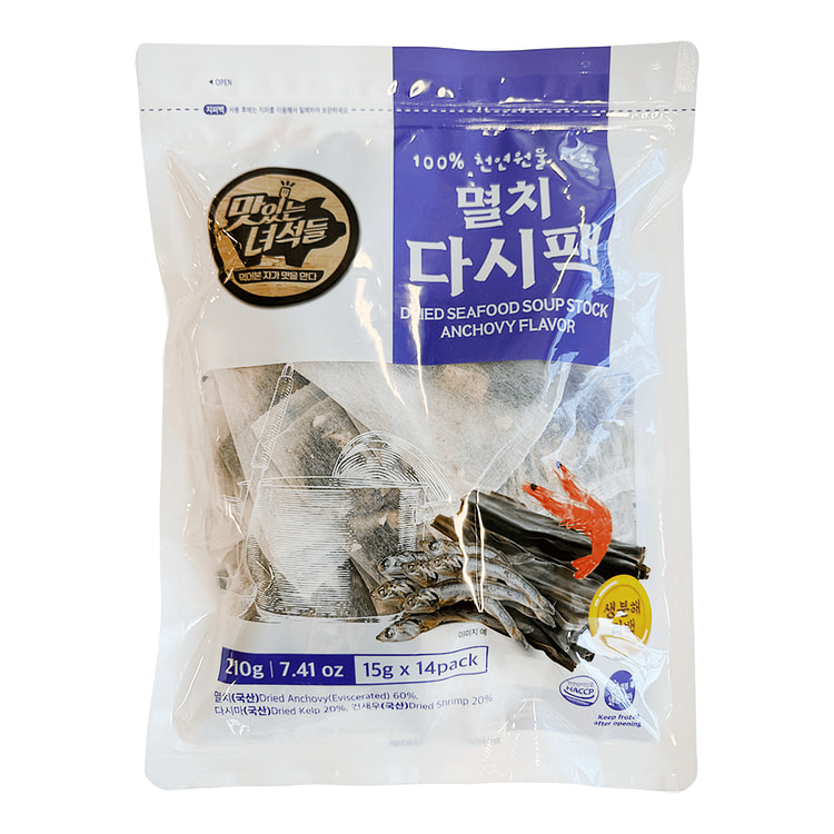 Dried Seafood Soup Stock Anchovy 15 克*14 包