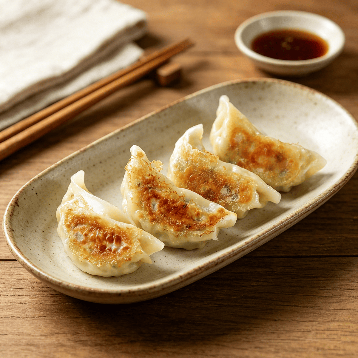 Get Osaka Ohsho Garlic Gyoza Soy Based Meat, Frozen 1.62 lb