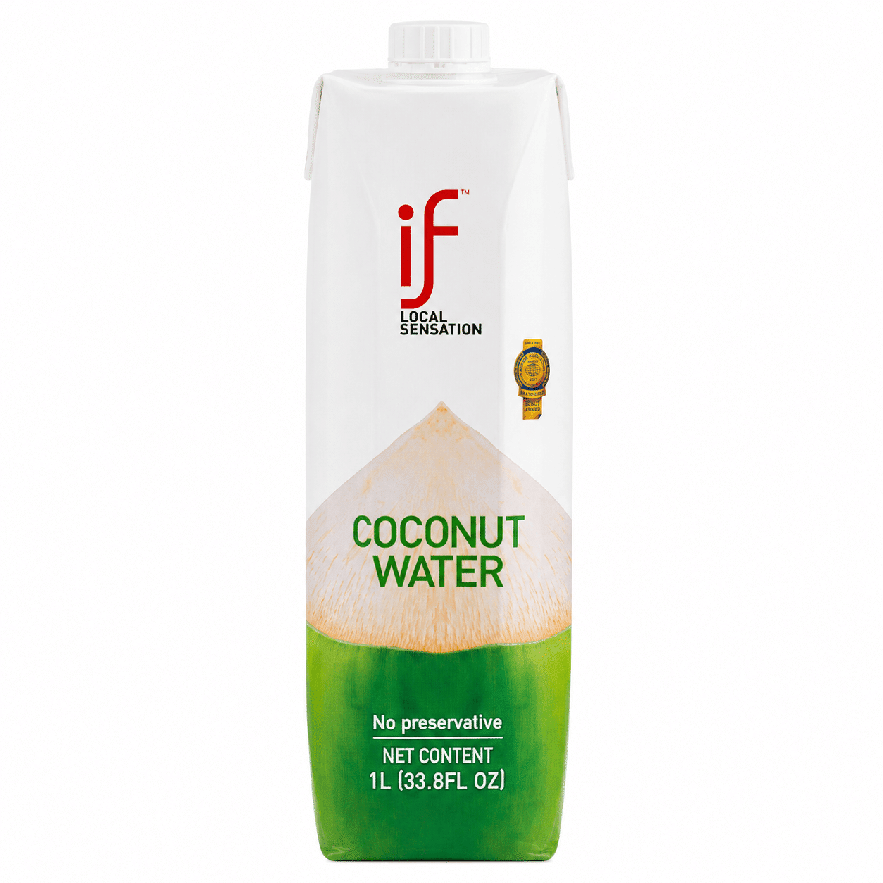 Água de Coco IF UHT - Caixa de Papel 100% 1000 ml