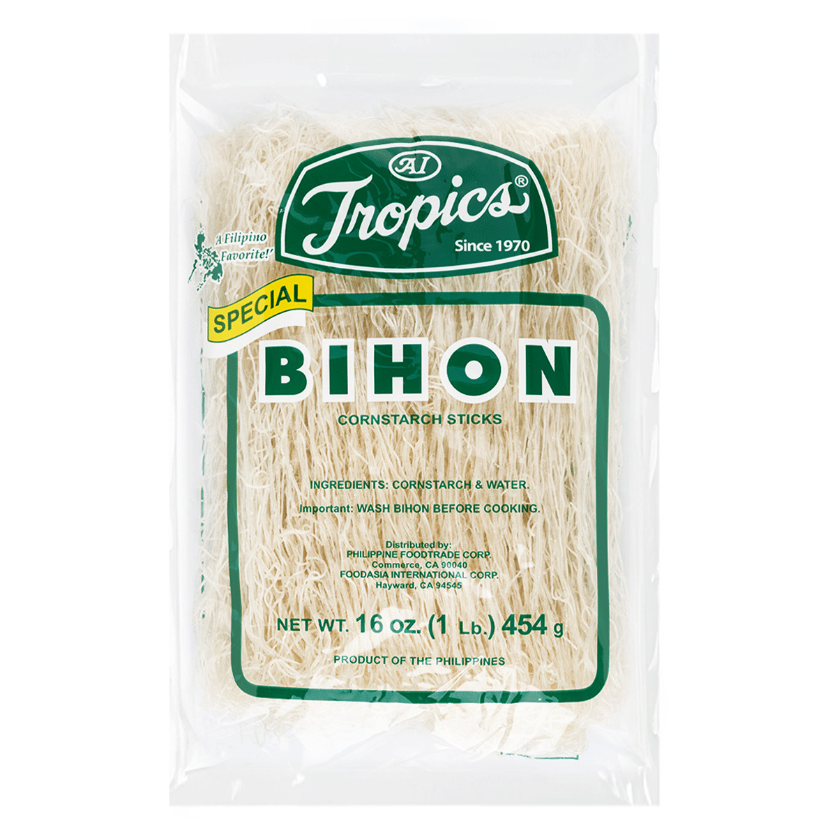 Tropics Special Bihon ( Cornstarch Stick ) 16 oz