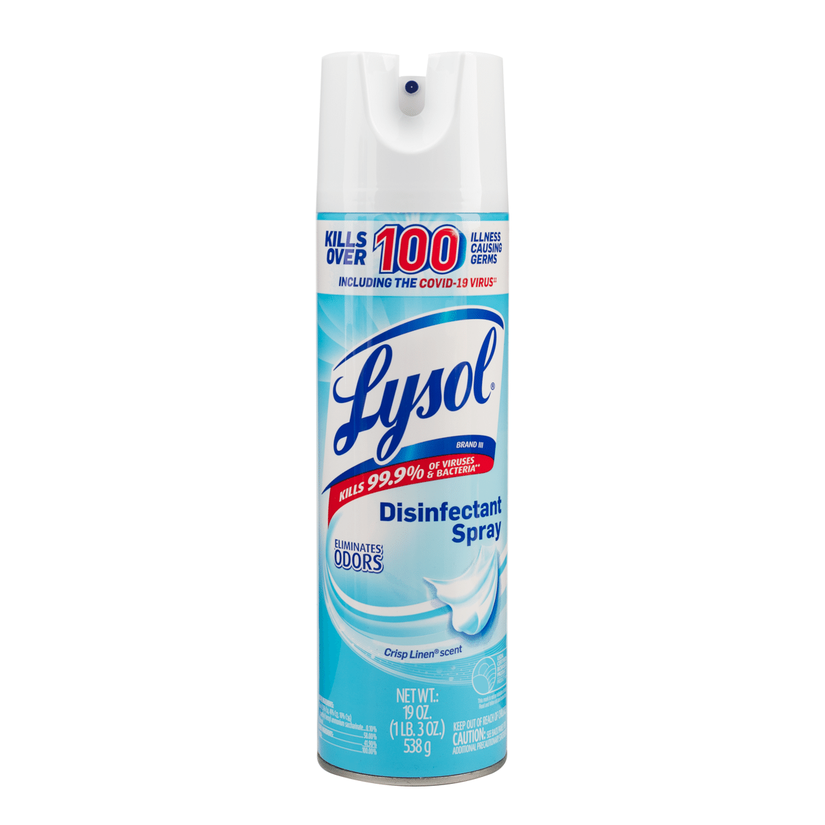 LYSOL Disinfectant Spray Crisp linen 19OZ 19 oz