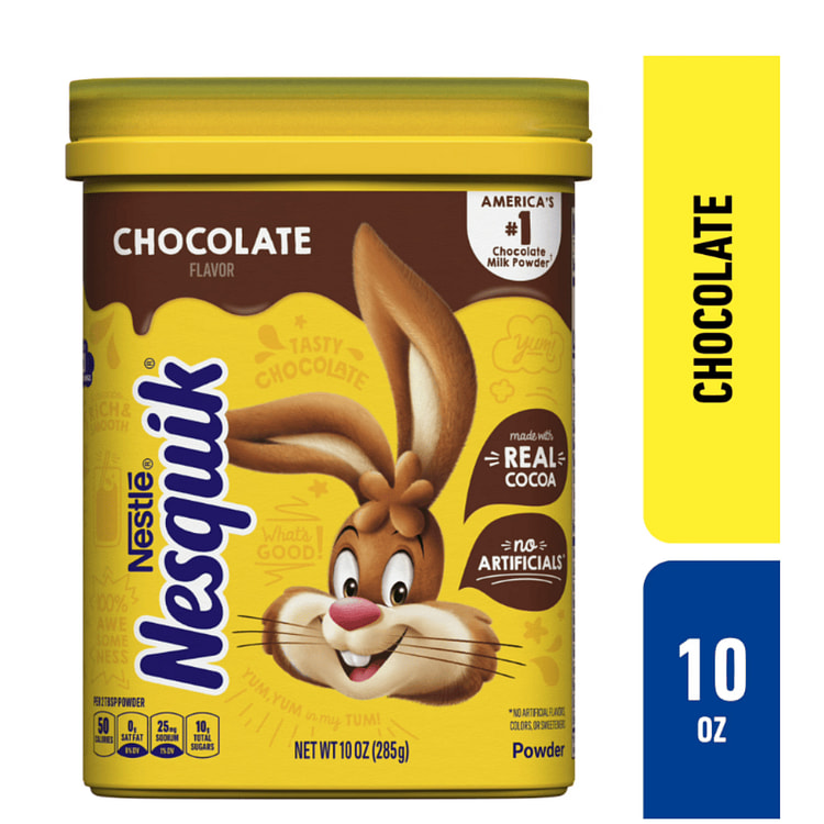 Nestle, Nesquik Chocolate Flavor Powder Drink Mix 10 oz