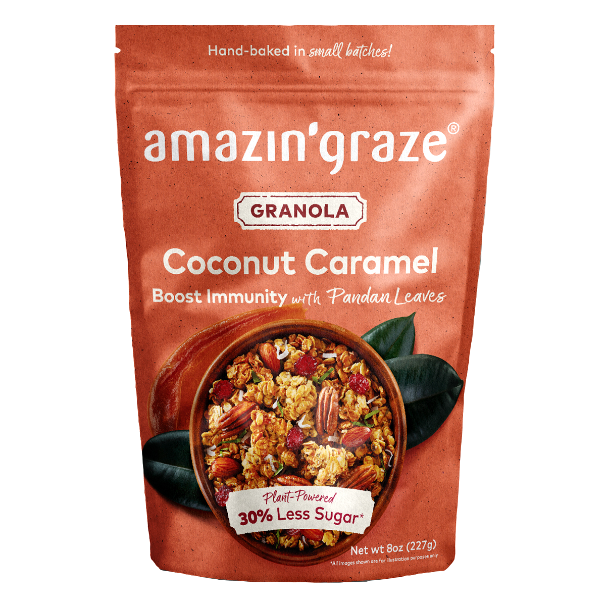 Amazin' Graze Pandan Caramel Granola 8 oz
