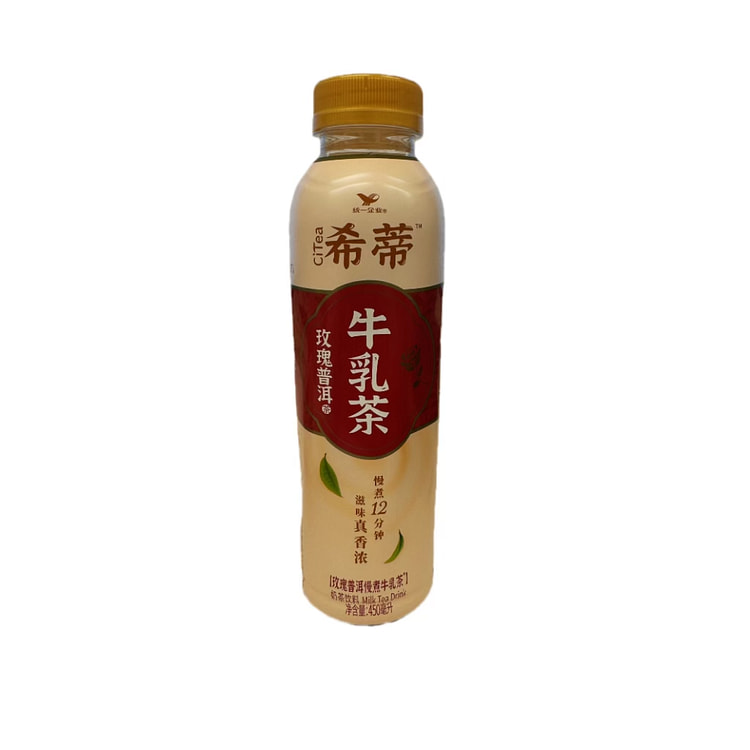 统一 玫瑰普洱 牛乳茶 450 毫升