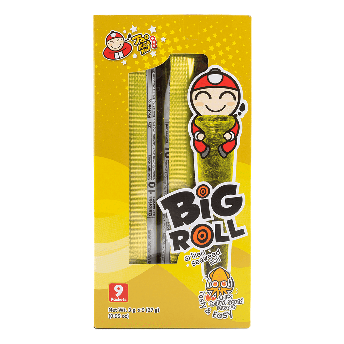 Tao Kae Noi Seaweed Roll, Grilled Squid Flavor 32.4 g
