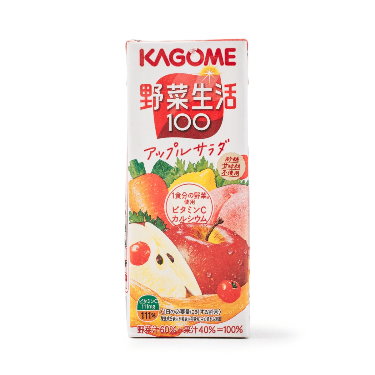 可果美 Kagome 野菜生活 蔬菜汁 苹果味 200 毫升