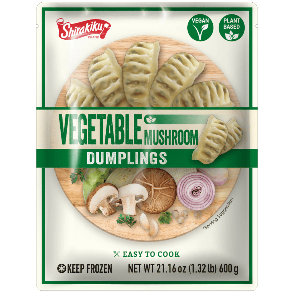 Shirakiku Vegetable Gyoza Dumplings Mushroom, Frozen 21.16 oz