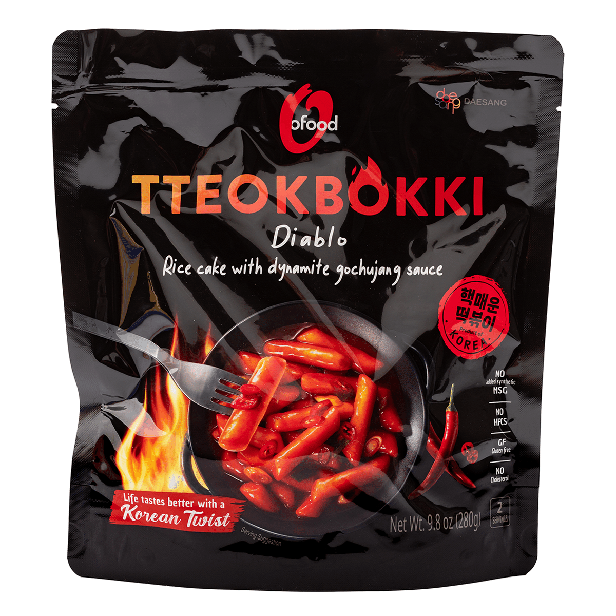 Chung Jung One O'Food Diablo Tteokbokki 280 g
