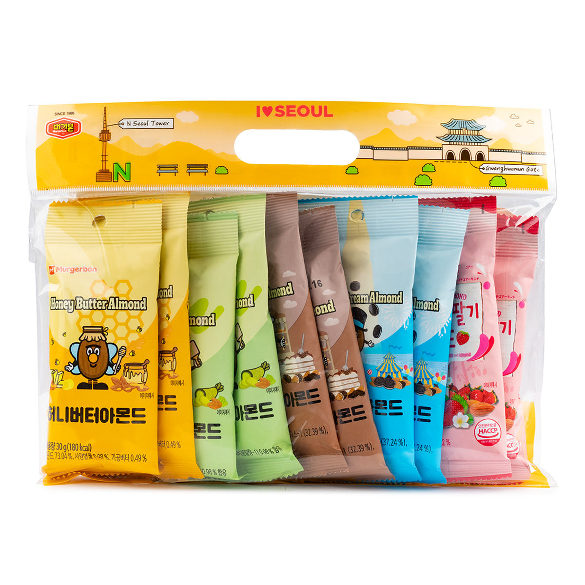 Get Murgerbon Almond Mix, 5 Flavors 10pk 270 g Delivered | Weee